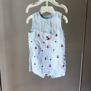 Sear sucker romper